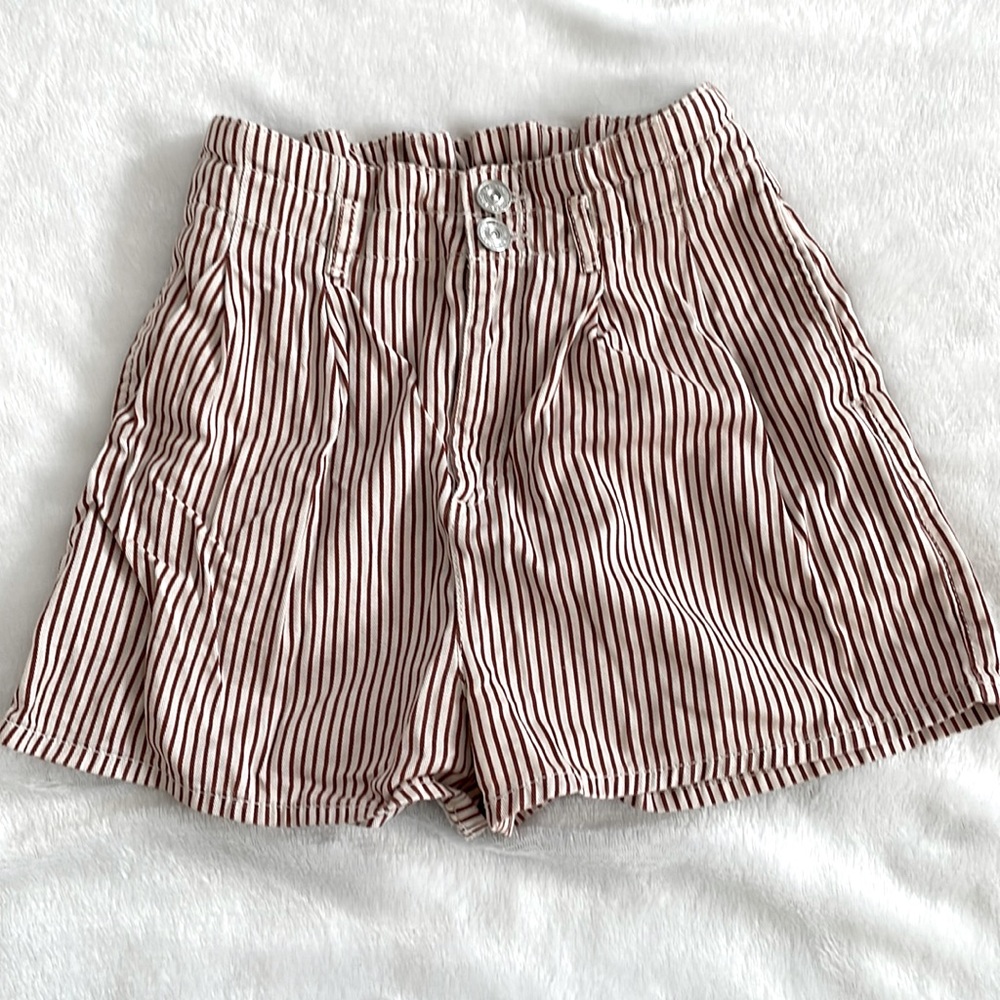 Urban Outfitters Orange Striped Shorts Size SM